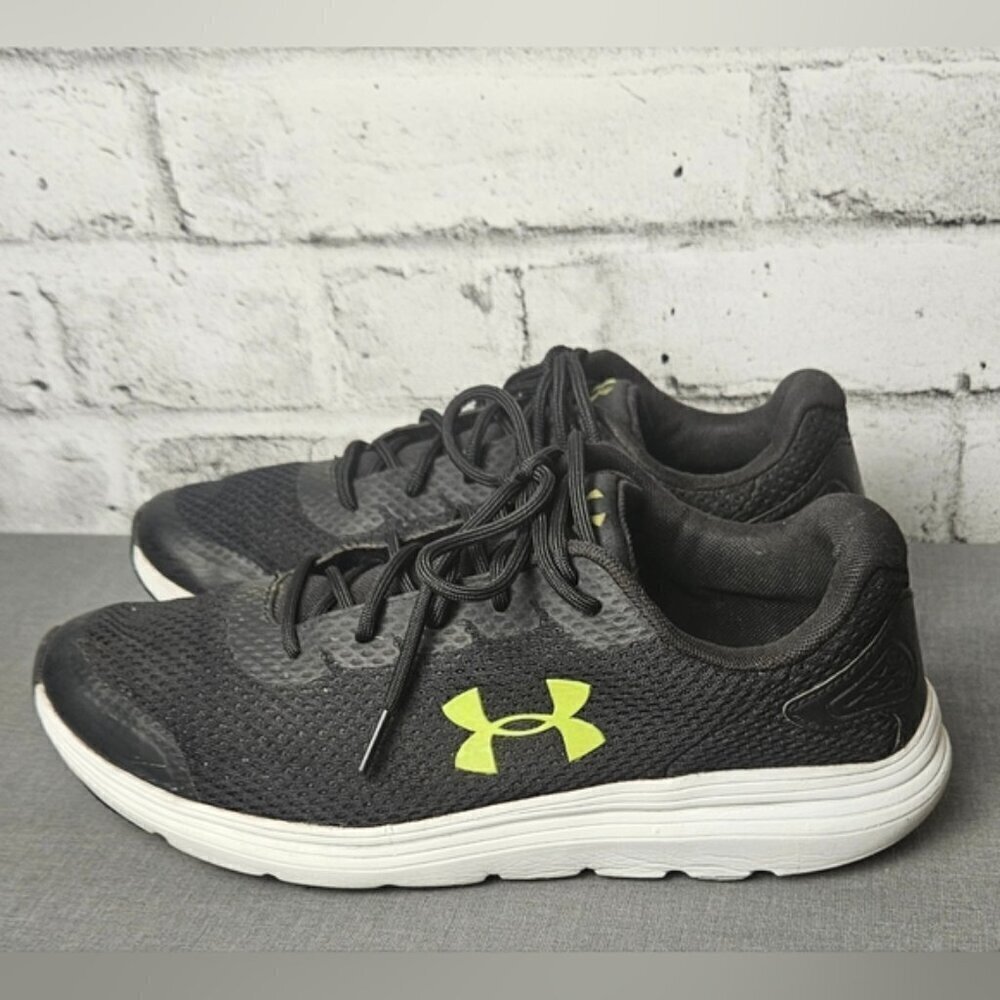 Under Armour Surge 2 Running Shoes Mens 10 Black Green 3022595 003 - Picture 5 of 10